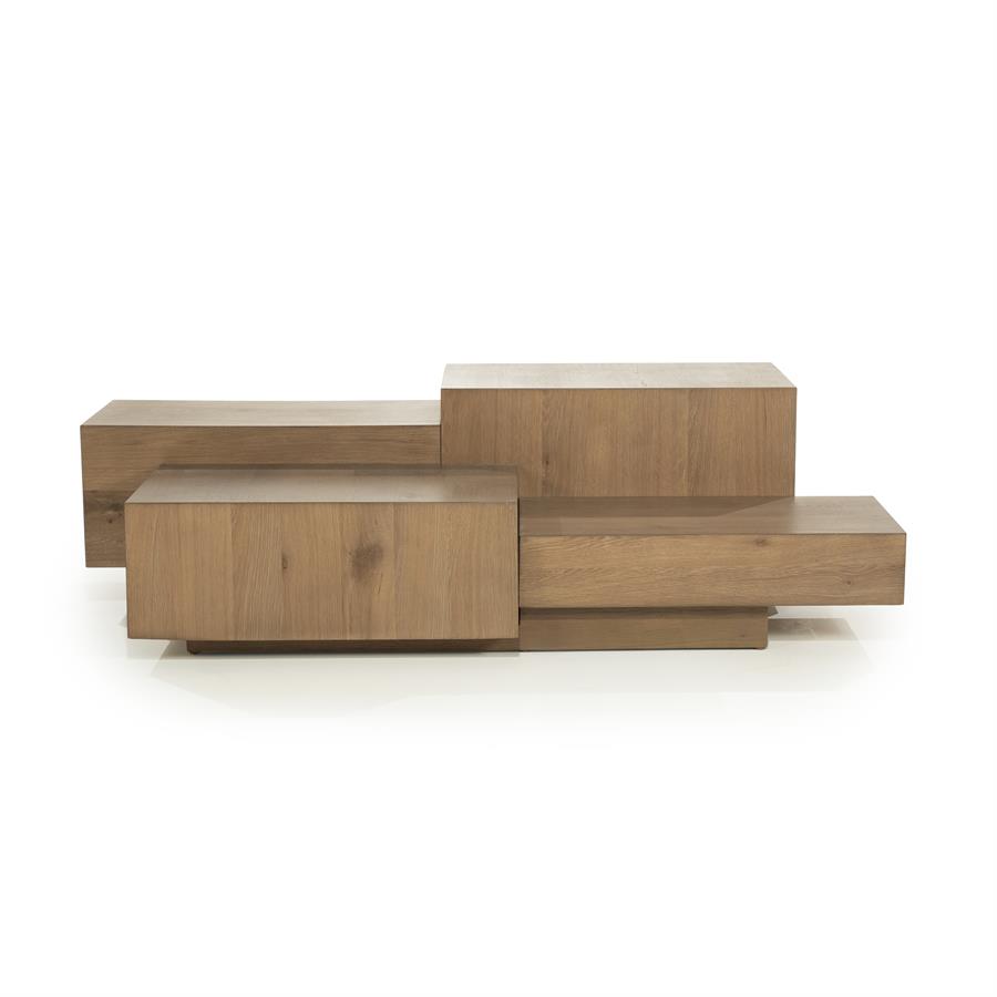 Salontafel Quinten rechthoekig | Bruin