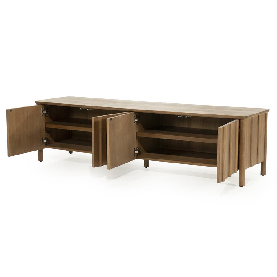 TV meubel Jake 4 drs. | Bruin