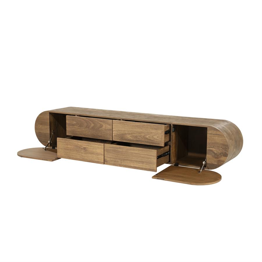 TV meubel King 210 cm | Bruin