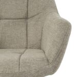 Stoel Denia Taupe Linnenlook | Online Only