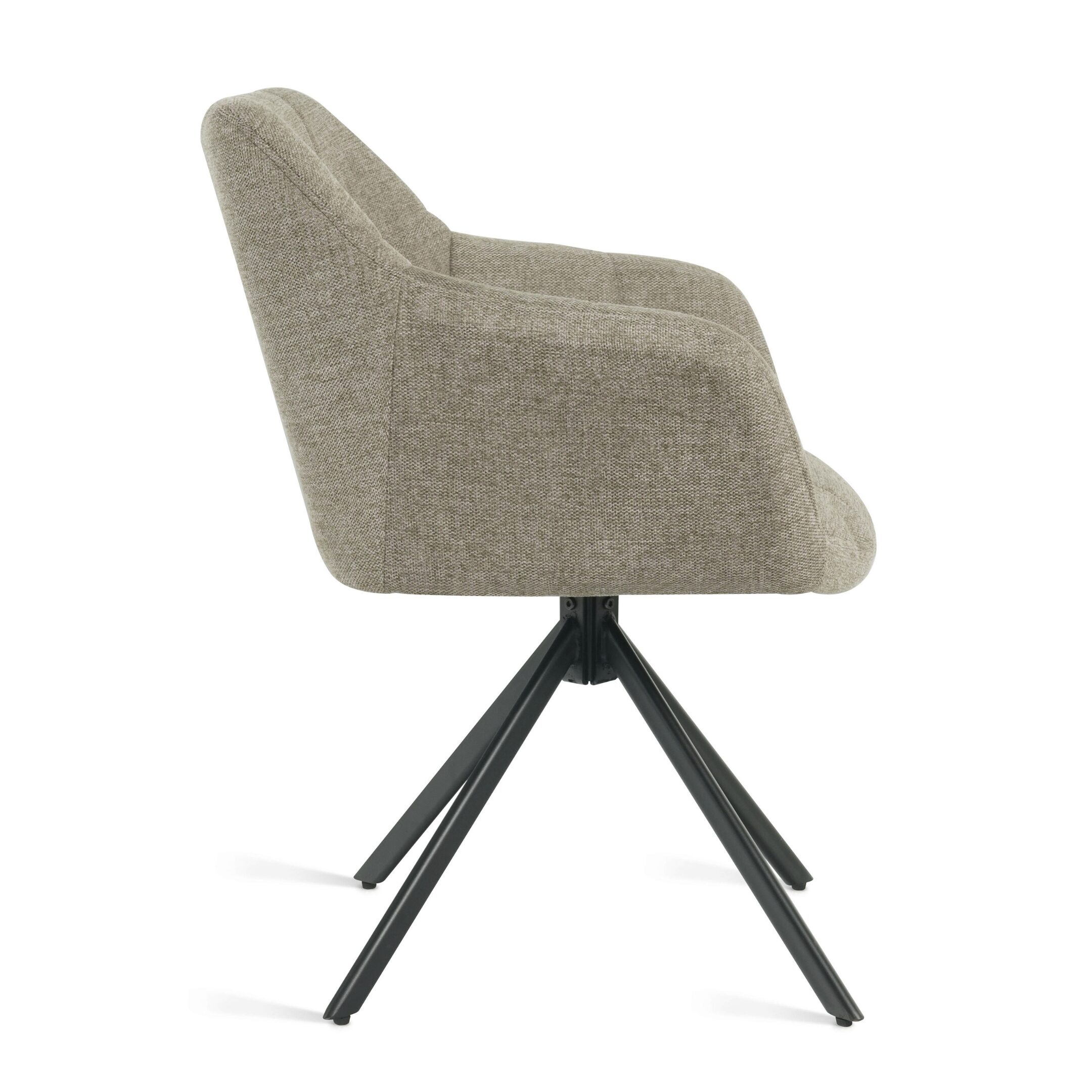 Stoel Denia Taupe Linnenlook | Online Only