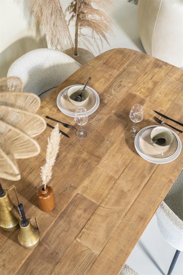 Eettafel Tabassum 220×100 | Naturel