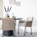 Eettafel Aron rond 130 | Zwart