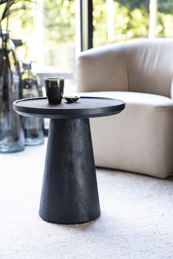 Bijzettafel Ron 46×49 | zwart