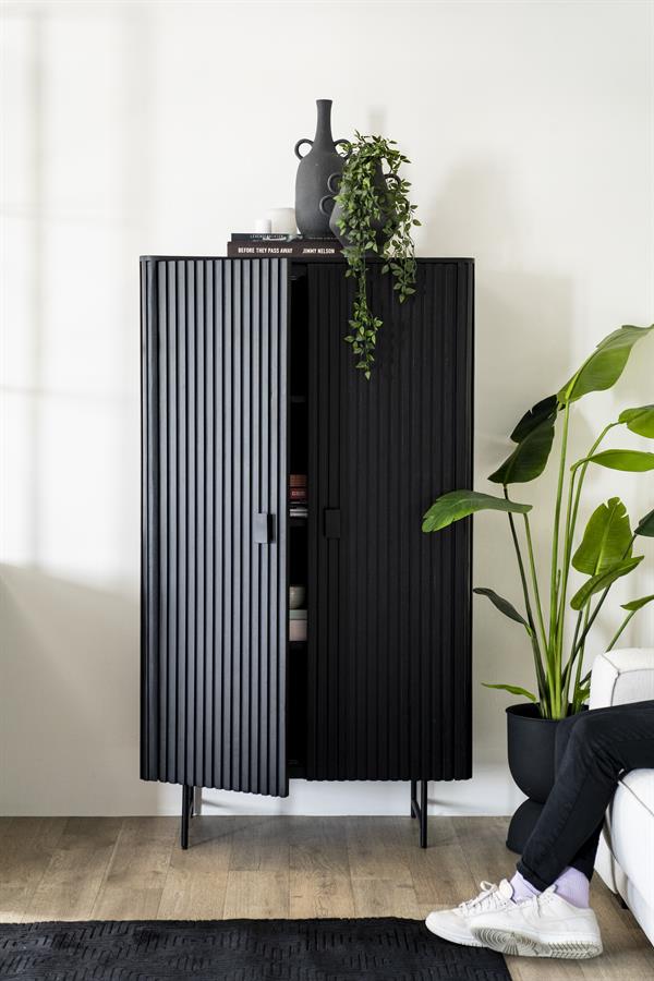 Wandkast Remi 2drs. | zwart