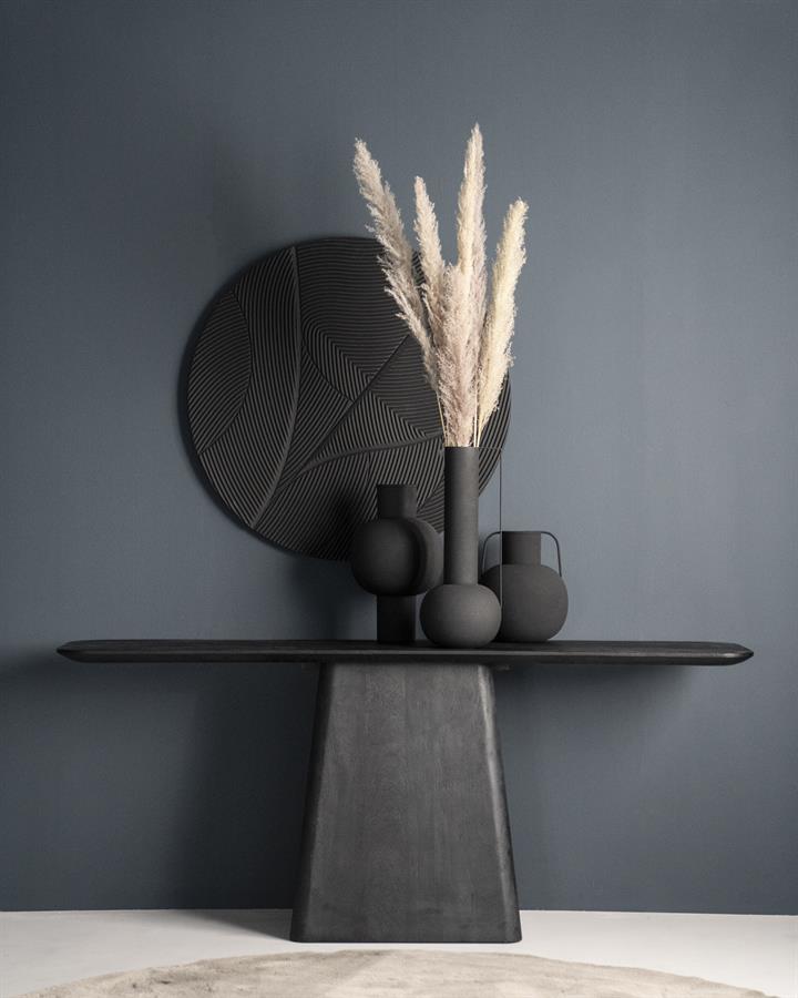 Sidetable Aron 180×40 | zwart
