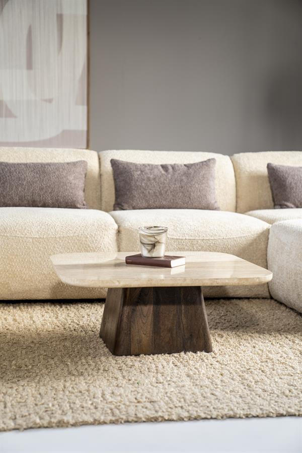 Bijzettafel Travis 40×40 | Bruin