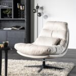 Fauteuil Cooper met kussen | Bruin