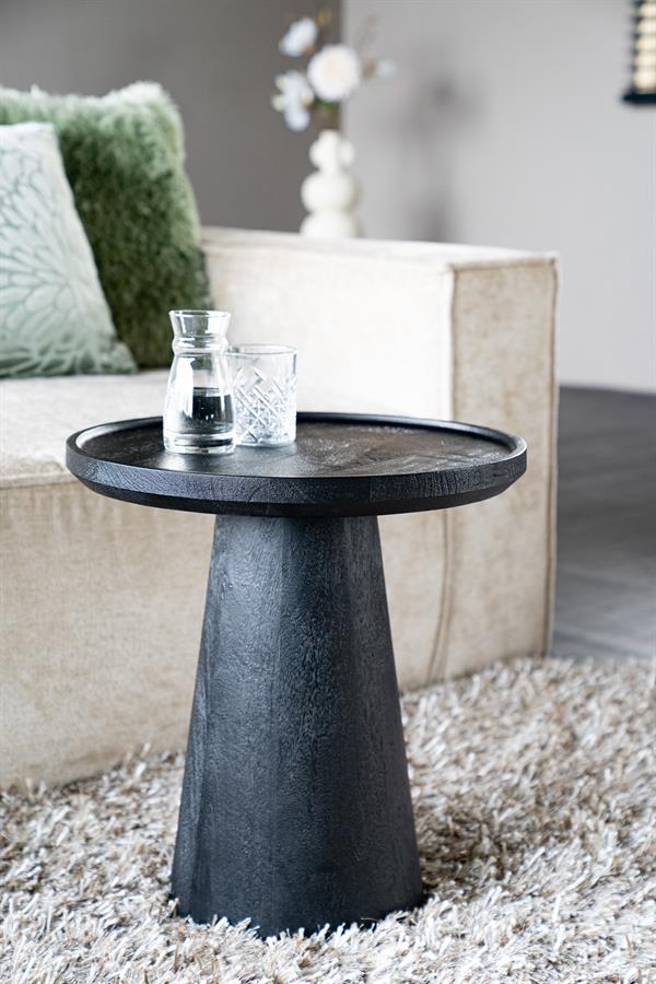 Bijzettafel Ron 46×49 | zwart