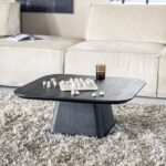 Salontafel Aron vierkant 80×80 | zwart