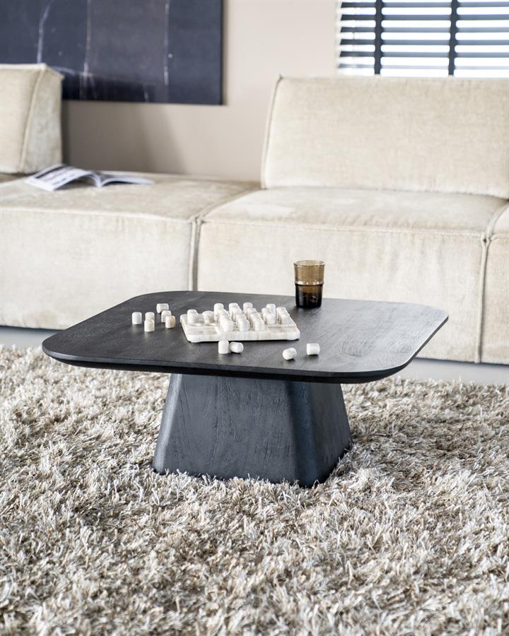 Salontafel Aron vierkant 80×80 | Bruin