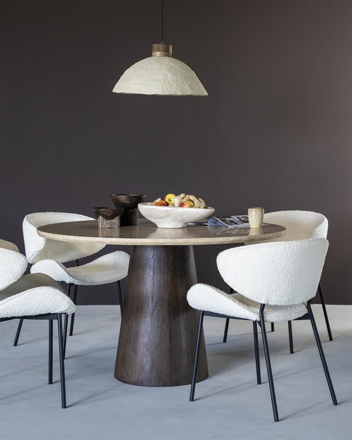 Eettafel Aikin 130×76 | Beige