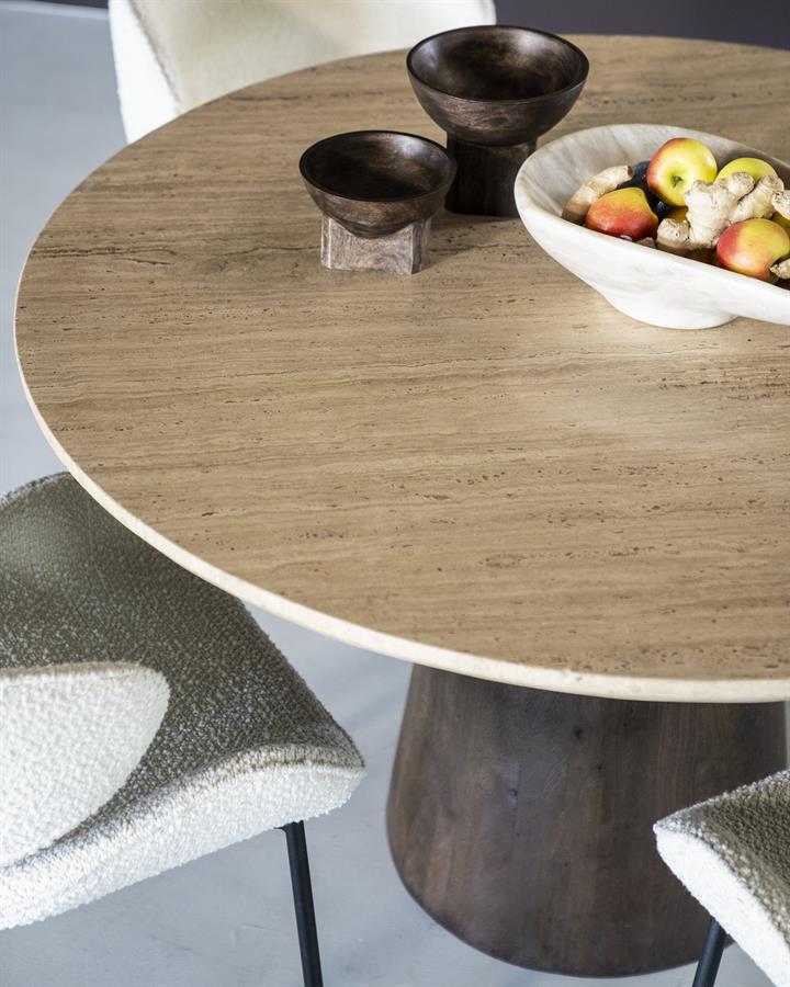 Eettafel Aikin 130×76 | Beige