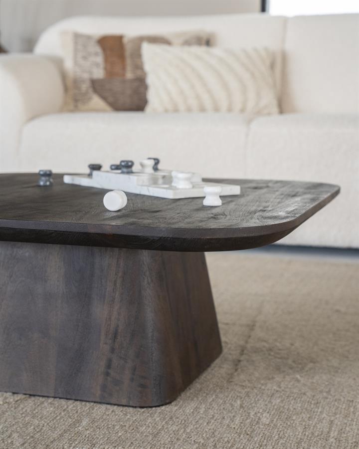 Salontafel Aron vierkant 80×80 | Bruin