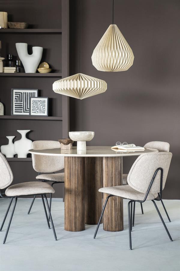 Eettafel Xavi 130×77 | Beige