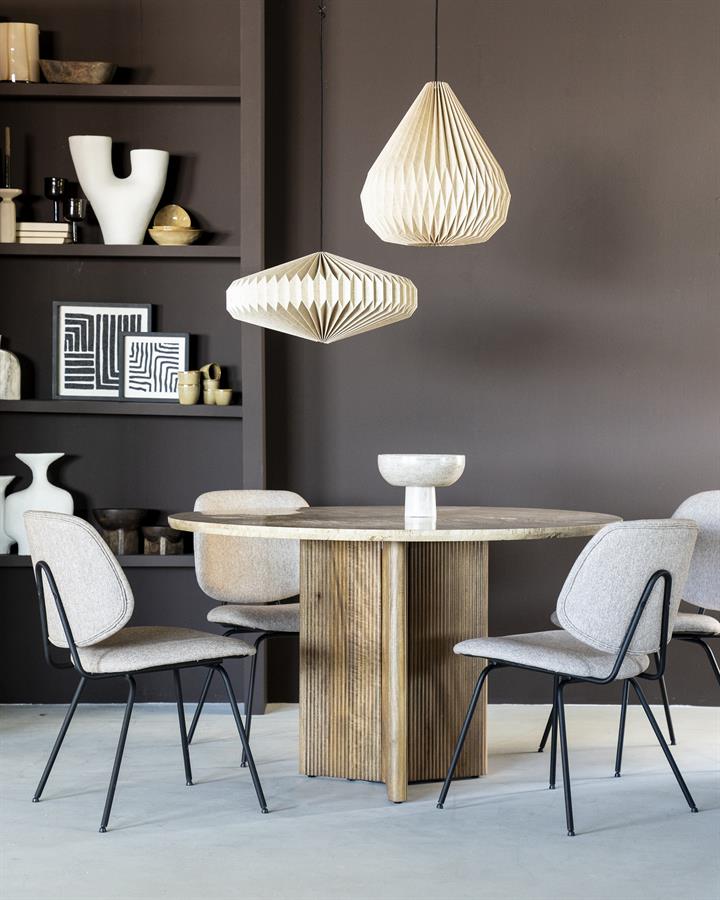 Eettafel Sara 130×76 | Beige