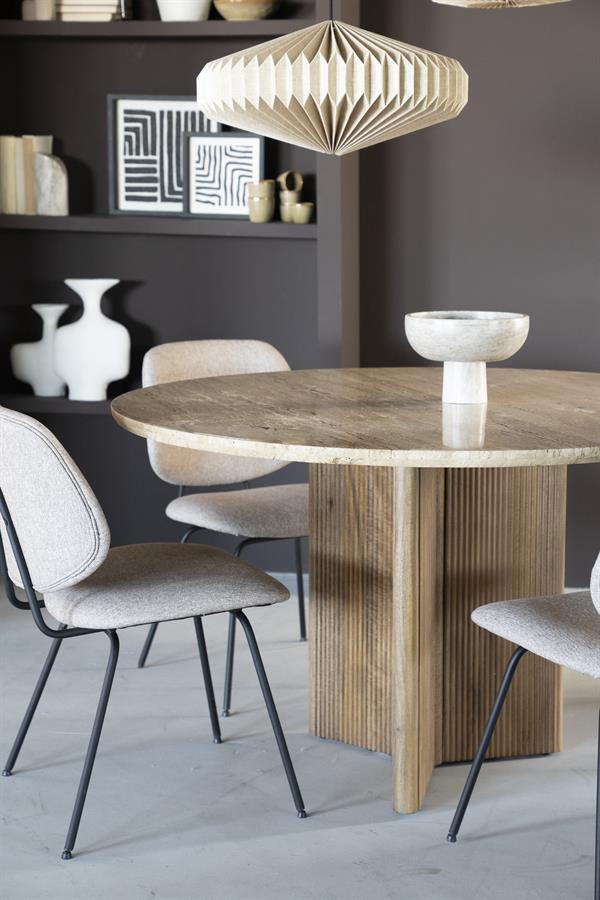 Eettafel Sara 130×76 | Beige