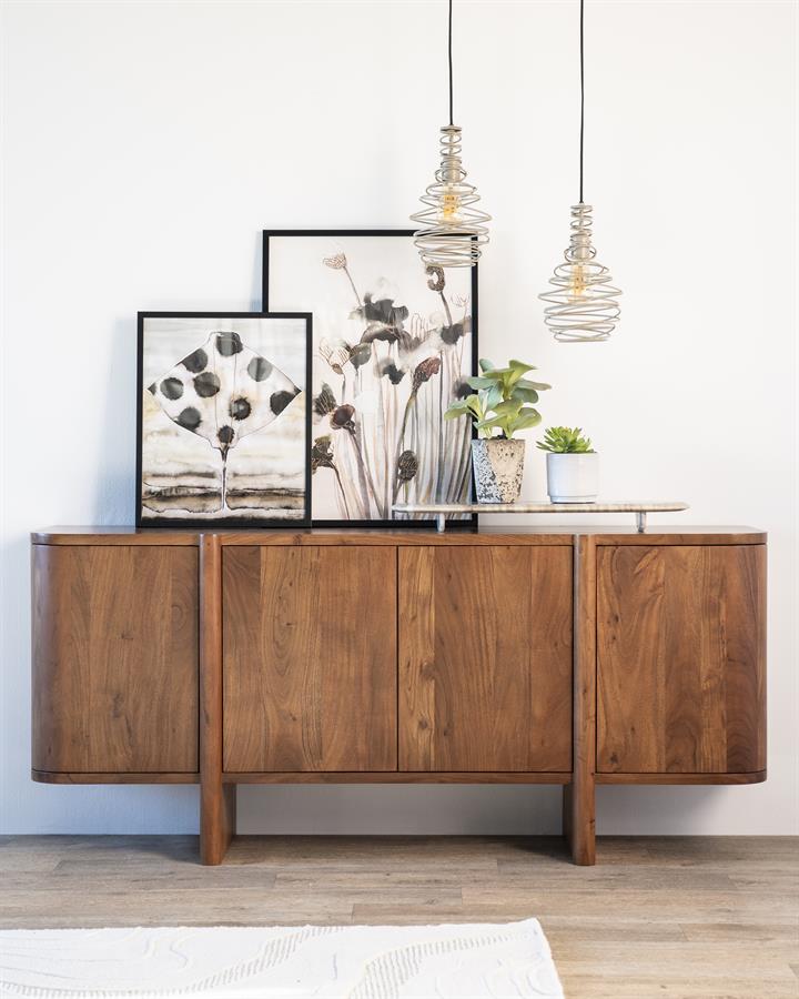 Dressoir Julian 4drs. | Bruin