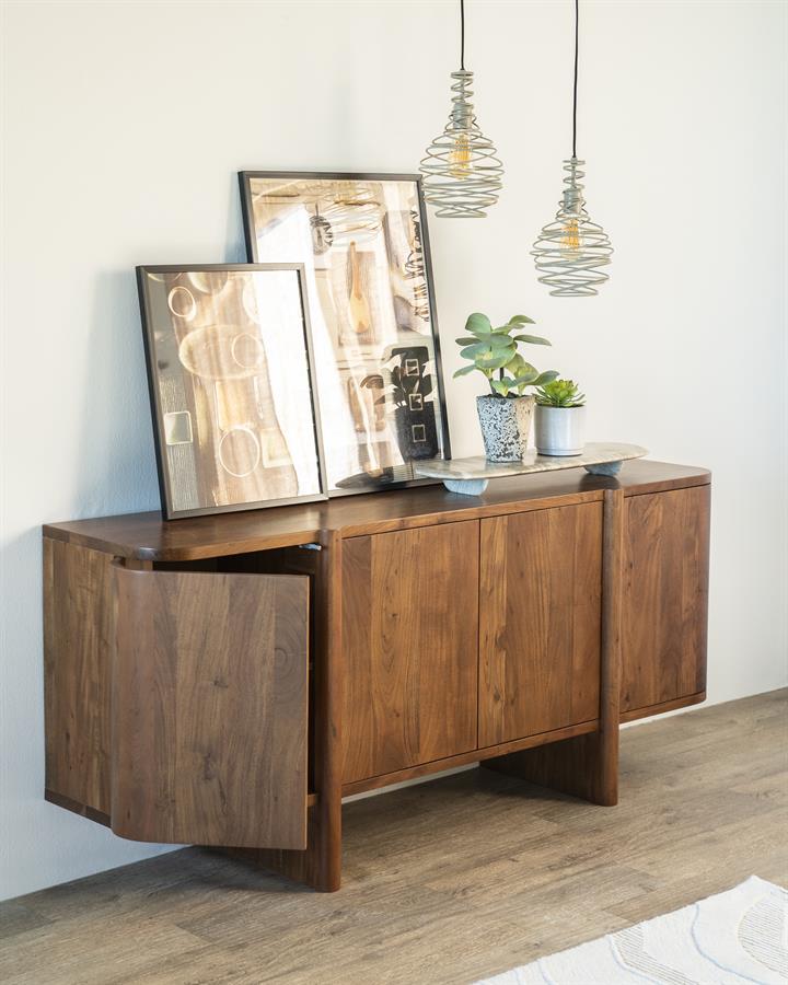 Dressoir Julian 4drs. | Bruin