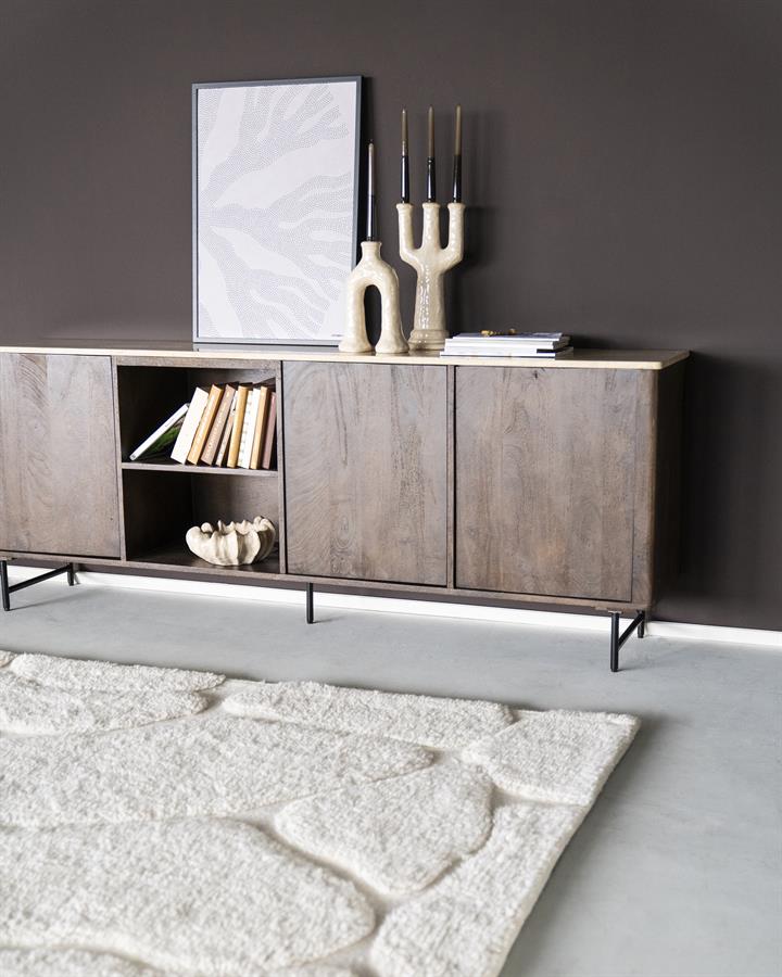 Dressoir Lio 3drs. | Bruin