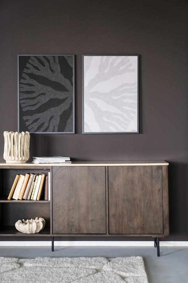Dressoir Lio 3drs. | Bruin
