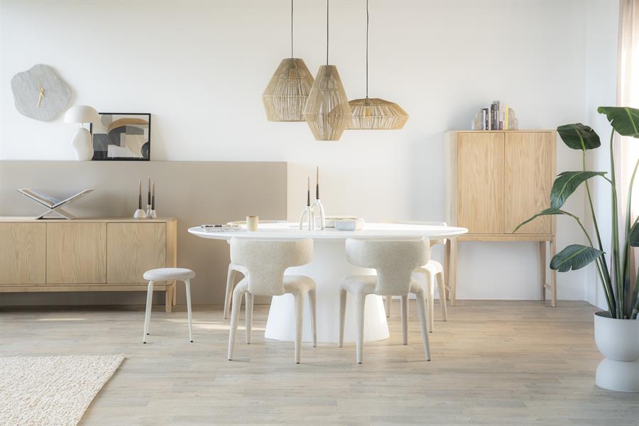 Eettafel Elin ovaal 200 | Wit