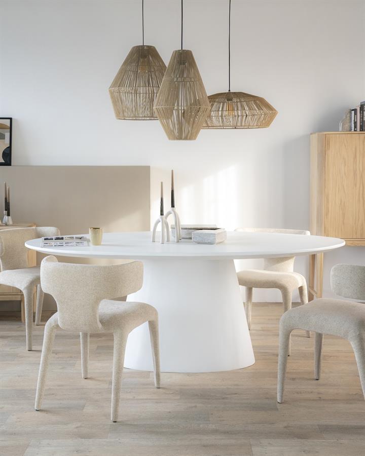 Eettafel Elin ovaal 200 | Wit