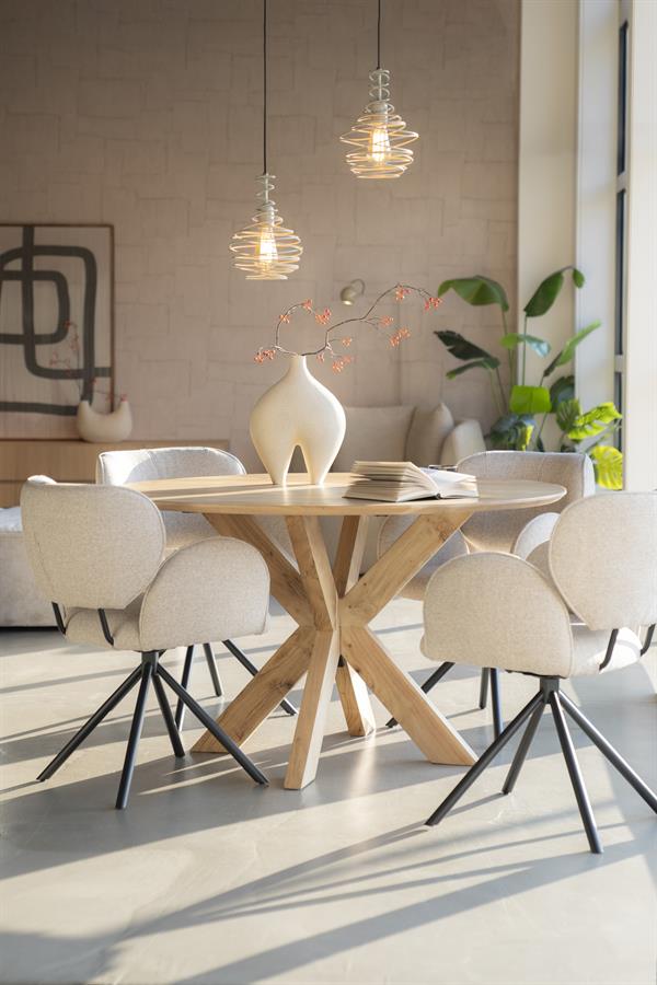 Eettafel Nikki 130×76 | Naturel
