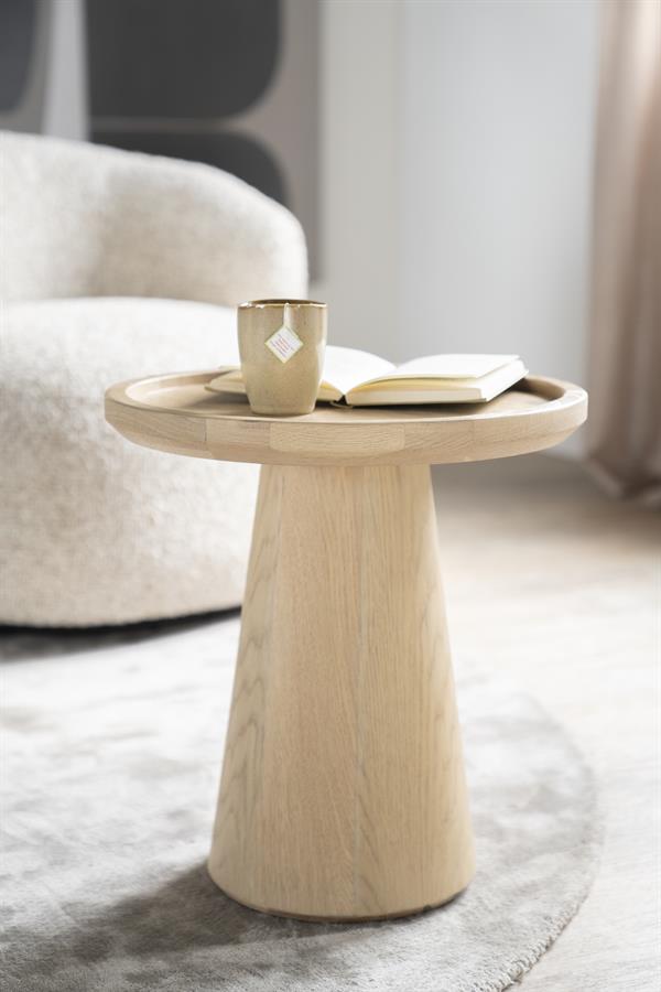 Bijzettafel Leia 46×49 | Naturel