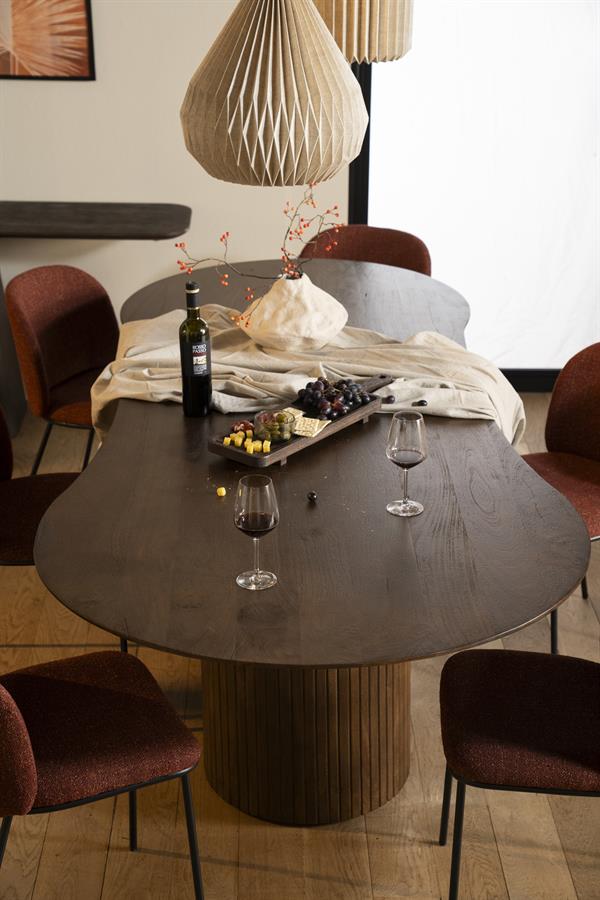 Eettafel Jordy 200×110 | Bruin