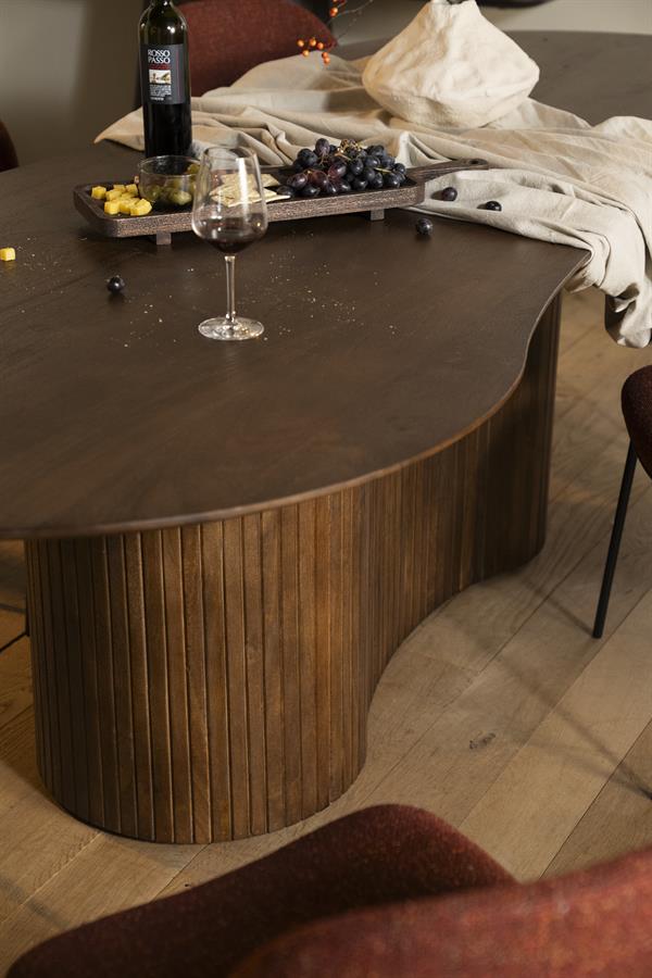 Eettafel Jordy 200×110 | Bruin