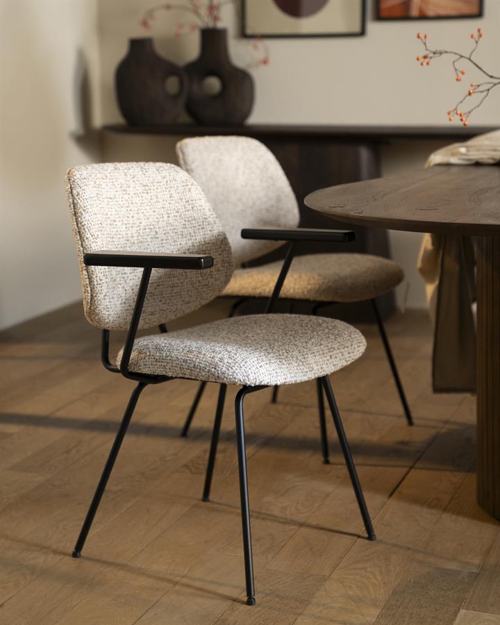 Stoel Jon met arml Maywood | Rood