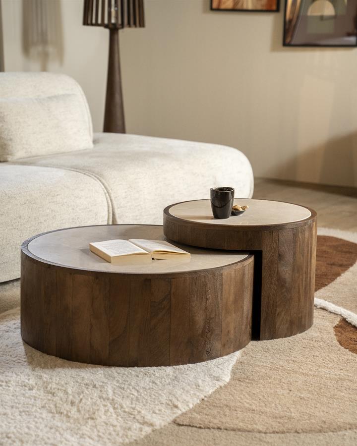 Salontafel set Hazel | Bruin