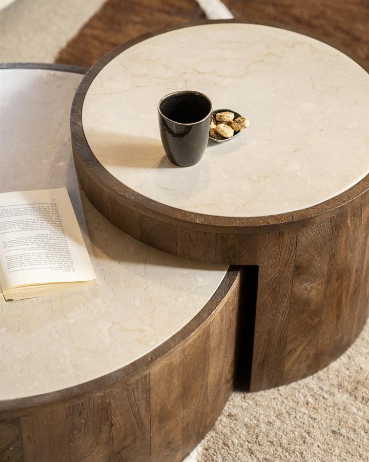 Salontafel set Hazel | Bruin