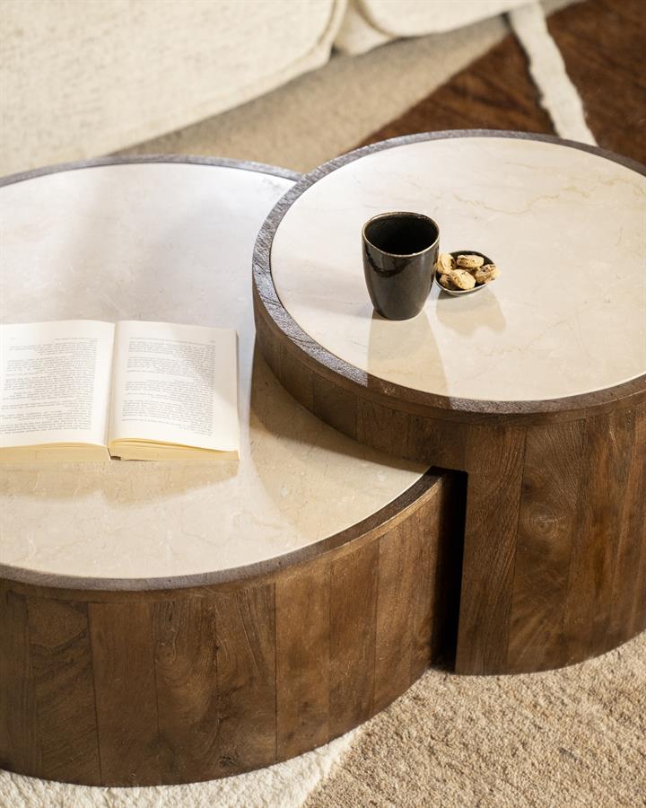 Salontafel set Hazel | Bruin