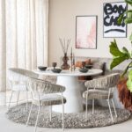 Eettafel Elin rond 130×76 | Wit