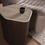 Bijzettafel Luna | Bruin
