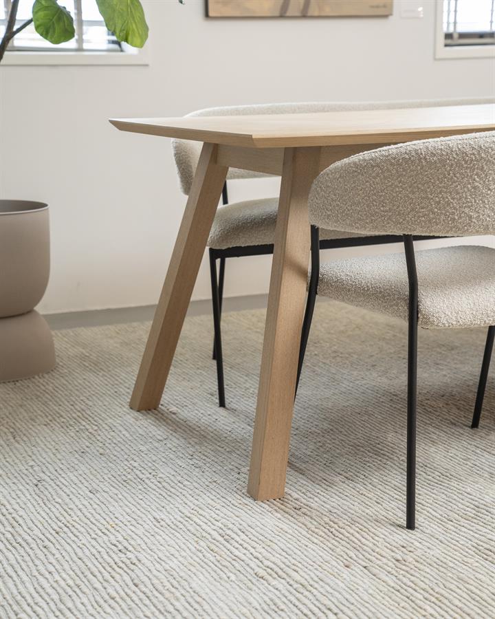 Eettafel Thomas 220×90 | Naturel