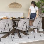 Stoel Jon met arml Maywood | Taupe