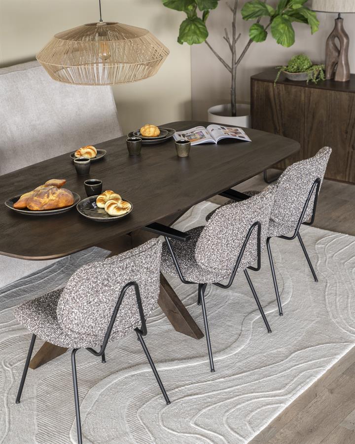 Eettafel Nikki 200×100 | Bruin