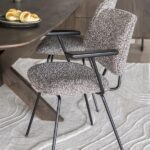 Stoel Jon met arml Maywood | Taupe