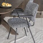Stoel Jon met arml Maywood | Zwart