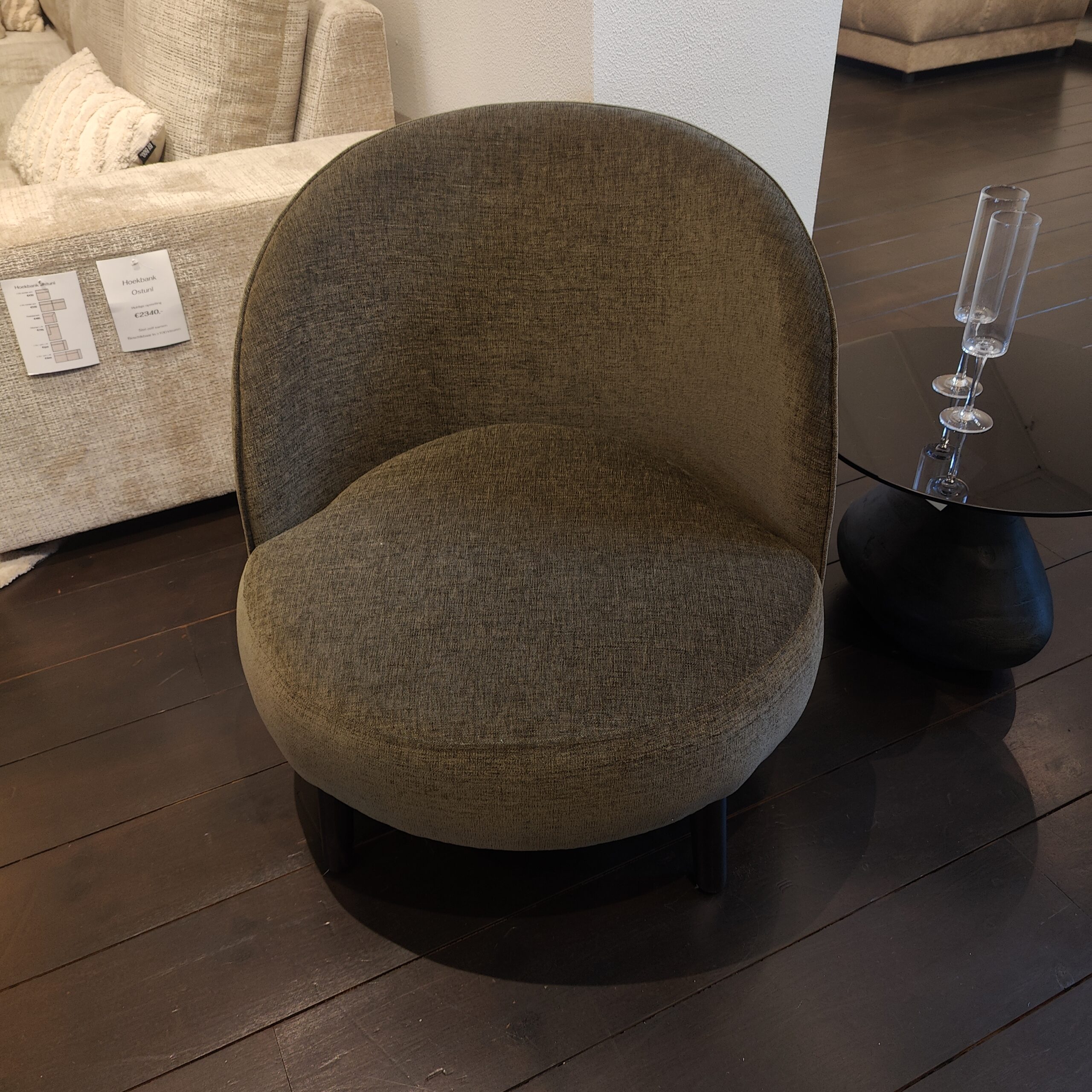 Fauteuil Bayron | Groen | Showmodel