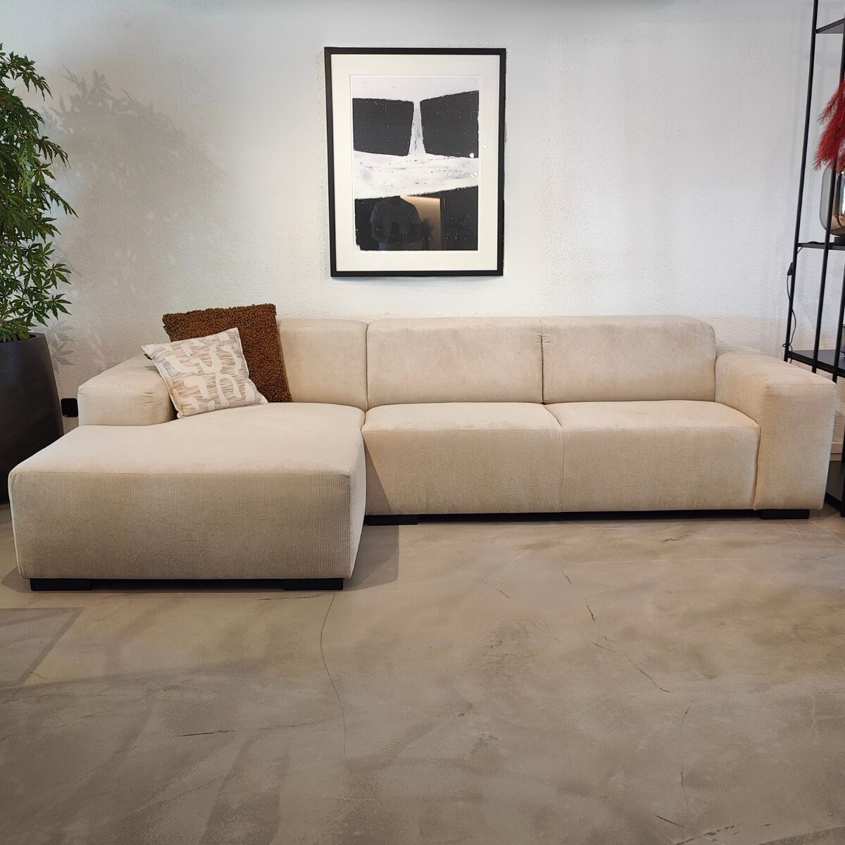 Hoekbank Modena Links Taupe