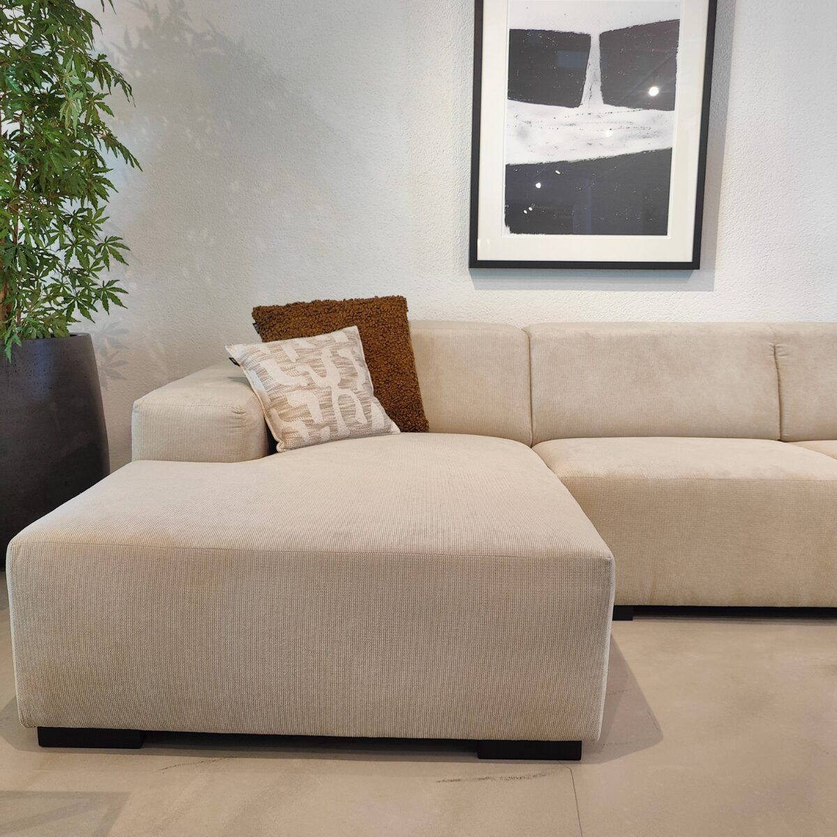 Hoekbank Modena Links Taupe
