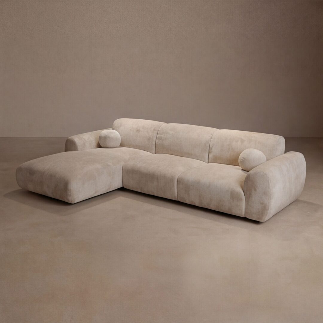 Hoekbank Nova Beige Links