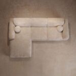 Hoekbank Nova Beige Links