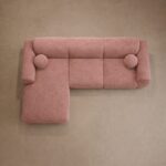 Hoekbank Nova Roze Links