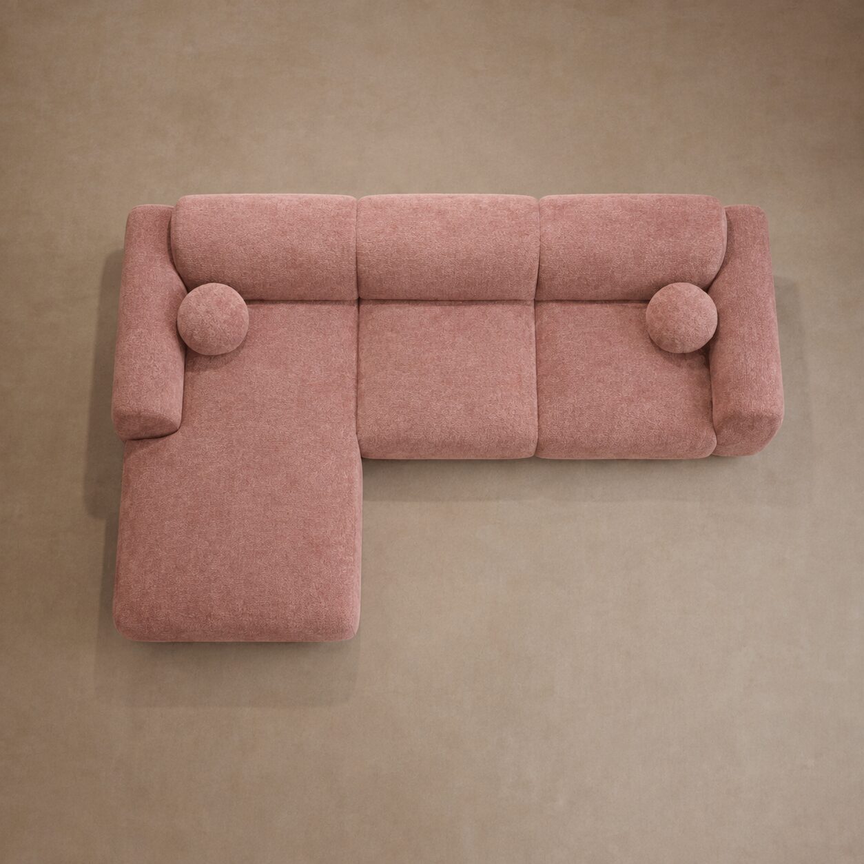 Hoekbank Nova Roze Links
