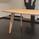 Eettafel Trapani Deens Ovaal 220×100| Hoekpoten | Naturel